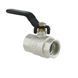 Кран кульовий Raftec BLACK PN40 ВВ 3/4" ручка DRH2 50929 фото 1